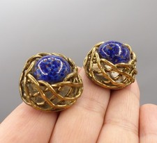 Boucles oreilles vintage d'occasion  Saint-Chef