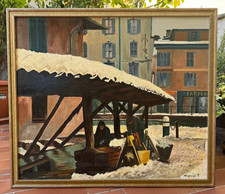 Dipinto olio scorcio usato Dipinto olio scorcio usato  Milano