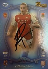 Cartão Alessia Russo Arsenal assinado à mão Queens Of Europe Match Attax 24/25 comprar usado  Enviando para Brazil