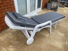 White sun lounger for sale  TONBRIDGE
