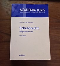 Dirk looschelders schuldrecht gebraucht kaufen  Weingarten