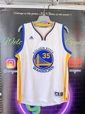 Camiseta de basquete autêntica Adidas Kevin Durant #35 Golden State Warriors NBA comprar usado  Enviando para Brazil