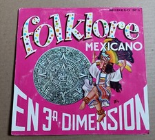 68 FOLCLORE MEXICANO papelão POP UP CENA DE DANÇA DANZA DEL VENADO 3-D ARTE VEADO comprar usado  Enviando para Brazil
