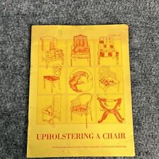 Folheto antigo estofamento uma cadeira tecido instrução Penn State University comprar usado  Enviando para Brazil