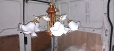 Lampadario vintage metallo usato  Siracusa
