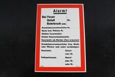 Hinweisschild schild alarm gebraucht kaufen  Pirna, Dohma, Struppen