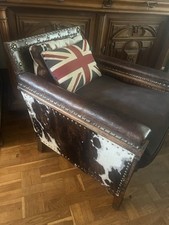 Antique armchair cow for sale  HARROGATE