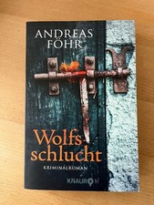 Wolfsschlucht andreas föhr gebraucht kaufen  Rheda-Wiedenbrück