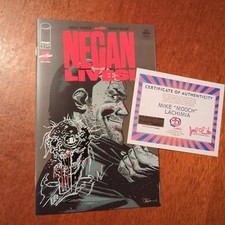 Quadrinhos Negan Lives #1 Mike Lachimia Remark com certificado de autenticidade Walking Dead Kirkman Image , usado comprar usado  Enviando para Brazil