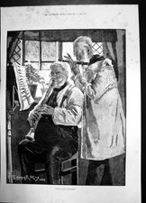 Old antique print for sale  UK