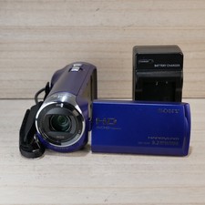 Filmadora Digital Sony HDRCX240 HD Vídeo Azul *BOM/TESTADO* comprar usado  Enviando para Brazil