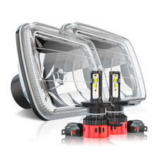 Faróis de LED selados feixe alto/baixo 5x7" 7x6 para Jeep Cherokee XJ 84-2001 par comprar usado  Enviando para Brazil