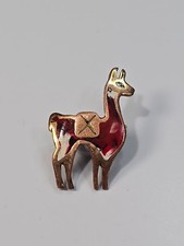 Usado, Broche de lapela lembrança animal Alpaca Pak bom esmalte  comprar usado  Enviando para Brazil