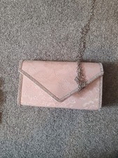 Pink clutch bag for sale  DARTFORD
