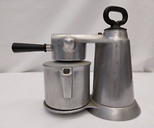 Cafetera italiana vintage rara 1944 patente Cesare BIALETTI VESUVIANA perfecta segunda mano  Embacar hacia Mexico