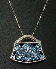 tanzanite necklace for sale  LEEDS