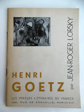 Goetz henri jean d'occasion  Toulon-