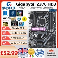 Gigabyte z370 hd3 for sale  MANCHESTER