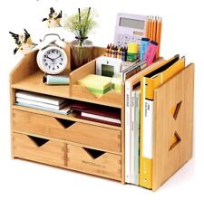 Bamboo desk organizer for sale  Prior Lake