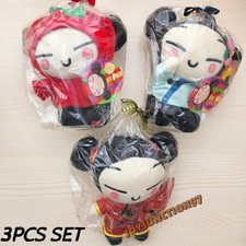 Boneca de pelúcia Pucca China boneco colecionável vintage Coreia rara conjunto com 3 peças comprar usado  Enviando para Brazil