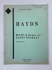 Noten haydn mass gebraucht kaufen  Berlin
