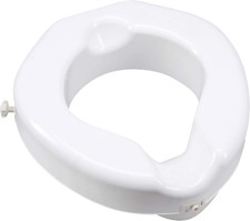 Assento sanitário elevado com abertura extra larga - Assento sanitário riser e deficiência  comprar usado  Enviando para Brazil