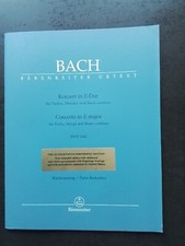 Partition bach concerto d'occasion  Milly-sur-Thérain