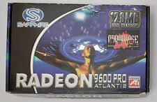 Karta graficzna Sapphire Radeon 9600 Pro Atlantis AGP ( ATI, 128MB, retro, 2004, oryginalne opakowanie), używany na sprzedaż  PL