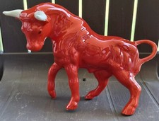 Red ceramic bull for sale  Muskegon