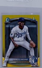 2025 Bowman Chrome - Prospects Ramcell Medina Amarelo /75 comprar usado 2025 Bowman Chrome - Prospects Ramcell Medina Amarelo /75 comprar usado  Enviando para Brazil