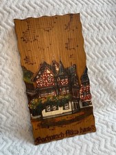 Woodburned art plaque for sale  BEXHILL-ON-SEA