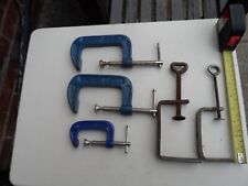 Five small clamps for sale  MANCHESTER