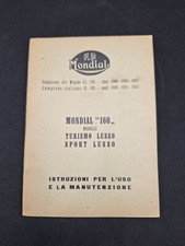 Mondial 160 manuale usato  Bologna