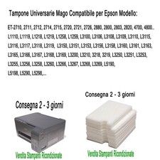 Tampone Assorbente Scarto Inchiostro Epson EcoTank ET-2714 ET2800 ET4700 L3110 comprar usado  Enviando para Brazil