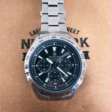 Bom Estado CITIZEN Thunderbird Cronógrafo Mostrador Preto Taquimeta Simples comprar usado Bom Estado CITIZEN Thunderbird Cronógrafo Mostrador Preto Taquimeta Simples comprar usado  Enviando para Brazil