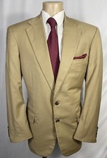 BLAZER EXECUTIVO TOM JAMES TAMANHO 42R BLAZER SOB MEDIDA FEITO À MÃO JAQUETA BRONZEADA comprar usado  Enviando para Brazil