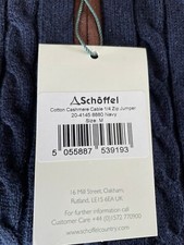 Schoffel cotton cashmere for sale  NEWBURY