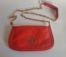 Borsa Tory Burch Originale In Pelle Rosso Arancione na sprzedaż  Wysyłka do Poland