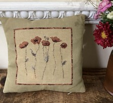 Poppy tapestry pillow for sale  FLINT