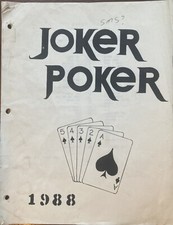 Joker poker video for sale  Salt Lake City