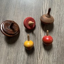 Lotto trottole legno. usato  Parma