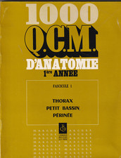 1000 qcm anatomie d'occasion  Bagnols-sur-Cèze