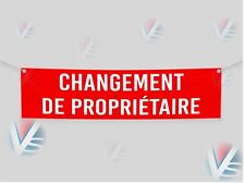 Banderole changement propriét d'occasion  Plougastel-Daoulas