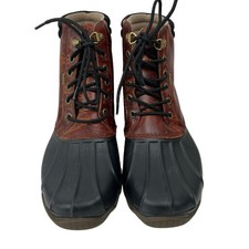 Bota Sperry Tamanho 8 Top Sider Masculina Avenue Duck Preta Couro Amaretto Borracha comprar usado  Enviando para Brazil