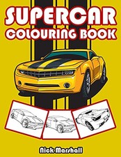 Supercar colouring book for sale  UK