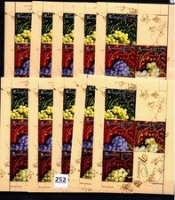 SW 10X ROMÊNIA - SEM MARCA DE CHARNEIRA - NATUREZA - UVAS - 2005 comprar usado  Enviando para Brazil