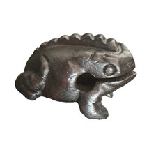 Carved wooden frog for sale  LONDON