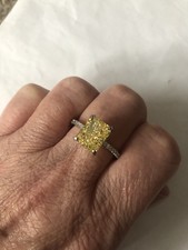 Cocktail ring yellow for sale  YEOVIL