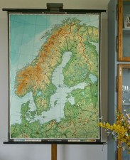 Vintage schulwandkarte stseel� gebraucht kaufen  Deutschland