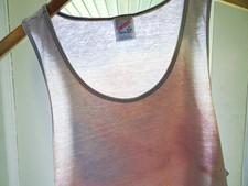 Camiseta regata grunge punk rock desbotada anos 90 vintage anos 90 Jerzees desgastada em branco comprar usado  Enviando para Brazil